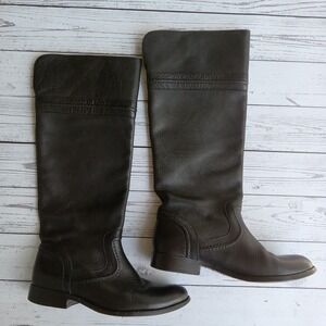FRYE Women's Riding Boots Sz.6B Leather Equestrian Tall Knee High‎ Biker Western